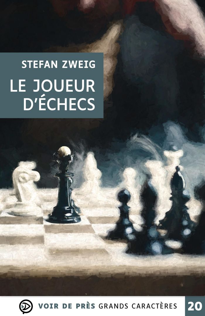 Couverture du livre « Le joueur d'échecs » de Stefan Zweig, librairie Les Contes Infusés à Corte