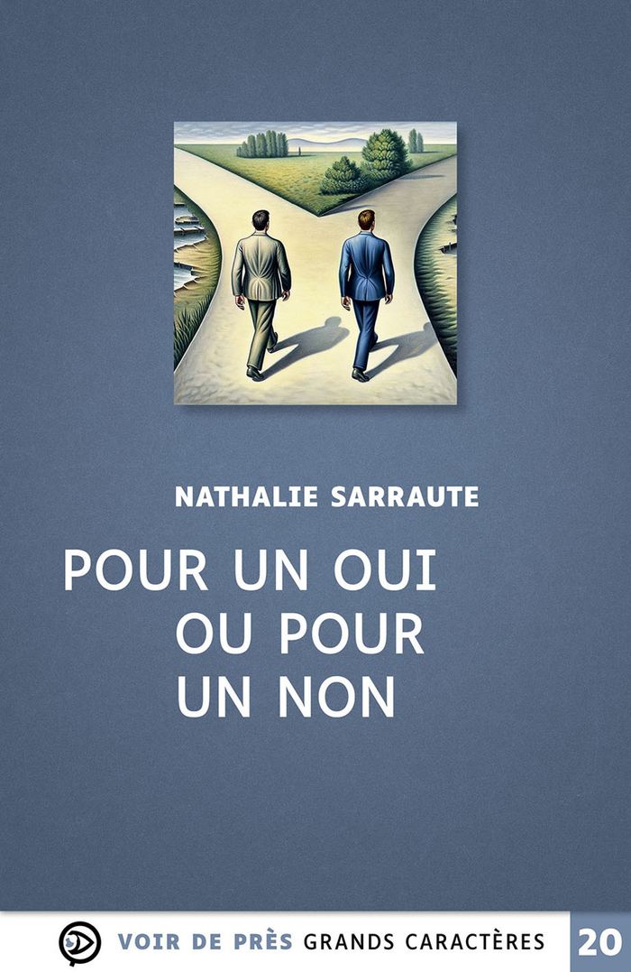 Couverture du livre « Pour un oui ou pour un non » de Nathalie Sarraute, librairie Les Contes Infusés à Corte