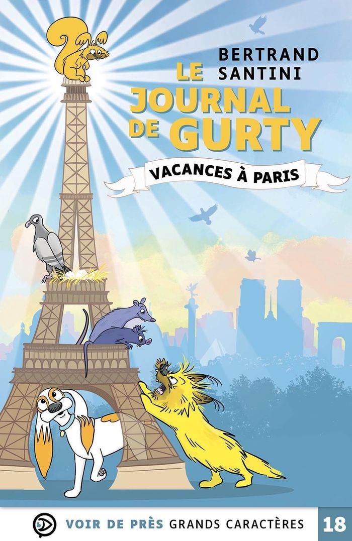 Couverture du livre « Vacances à Paris », librairie Les Contes Infusés à Corte