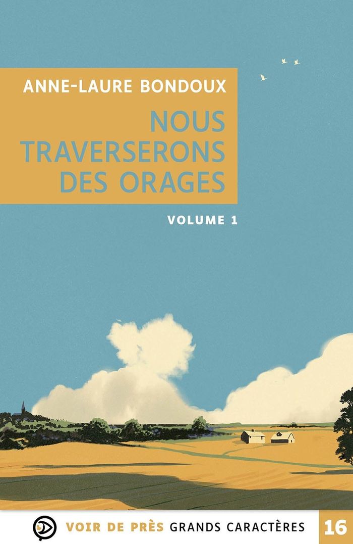 Couverture du livre « Nous traverserons des orages » de Anne-Laure Bondoux, librairie Les Contes Infusés à Corte