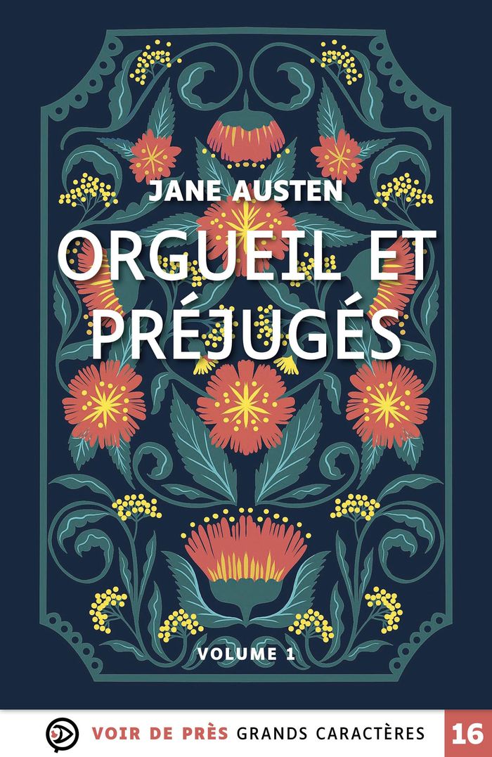 Couverture du livre « Orgueil et préjugés » de Jane Austen, librairie Les Contes Infusés à Corte