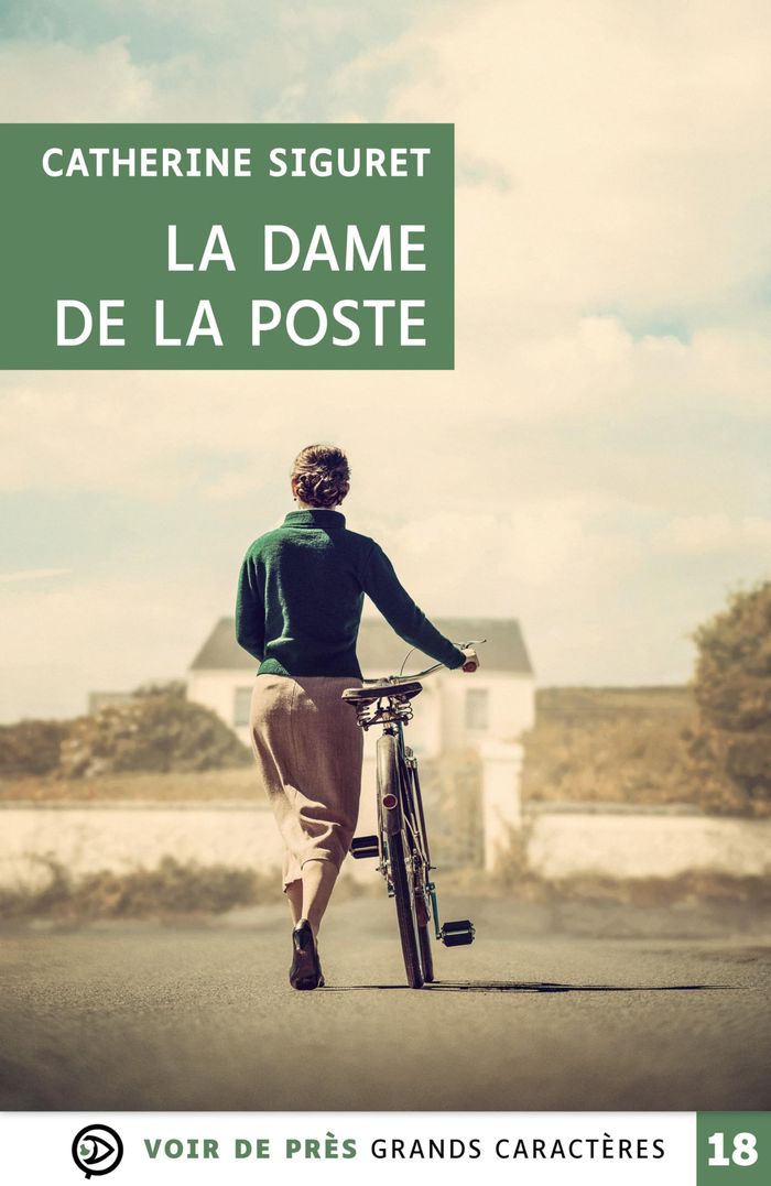 Couverture du livre « La dame de la poste » de Catherine Siguret, librairie Les Contes Infusés à Corte