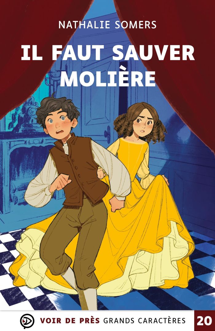Couverture du livre « Il faut sauver Molière » de Nathalie Somers, librairie Les Contes Infusés à Corte