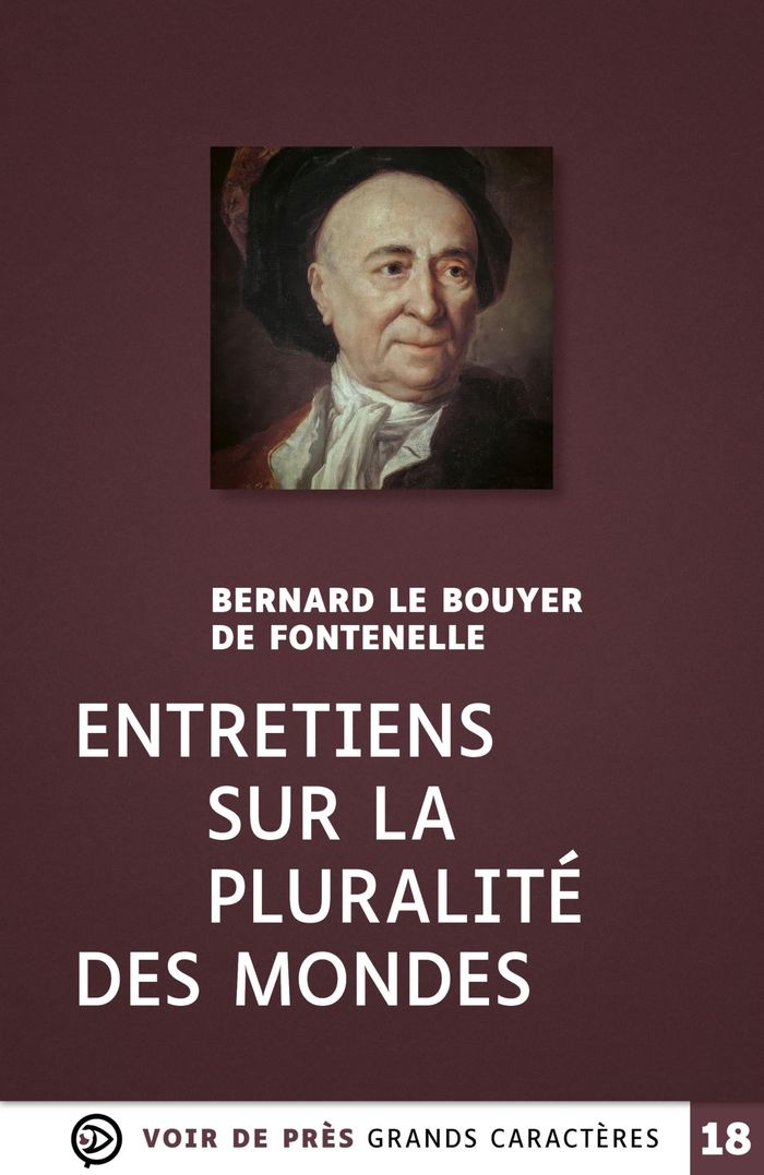 Couverture du livre « Entretiens sur la pluralité des mondes » de Bernard de Fontenelle, librairie Les Contes Infusés à Corte