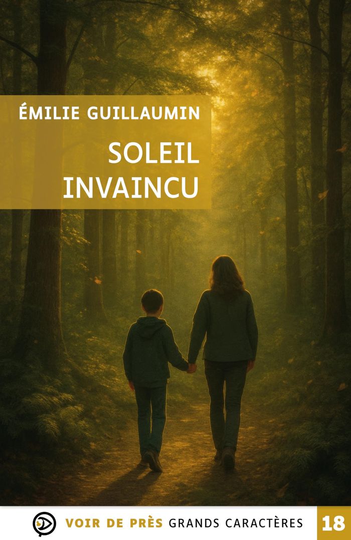 Couverture du livre « Soleil invaincu : roman » de Émilie Guillaumin, librairie Les Contes Infusés à Corte