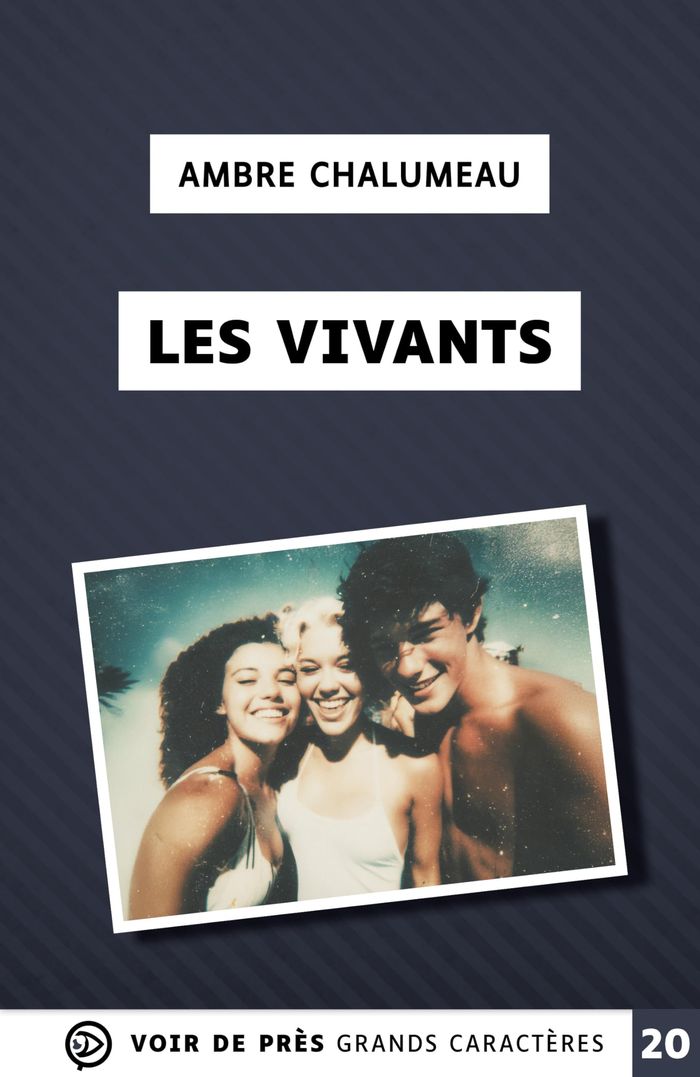 Couverture du livre « Les vivants : roman » de Ambre Chalumeau, librairie Les Contes Infusés à Corte