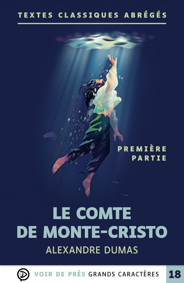 Couverture du livre « Le comte de Monte-Cristo : première partie » de Alexandre Dumas, librairie Les Contes Infusés à Corte