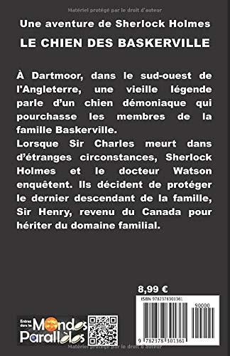 Quatrième de couverture de « Le chien des Baskerville : une aventure de Sherlock Holmes »