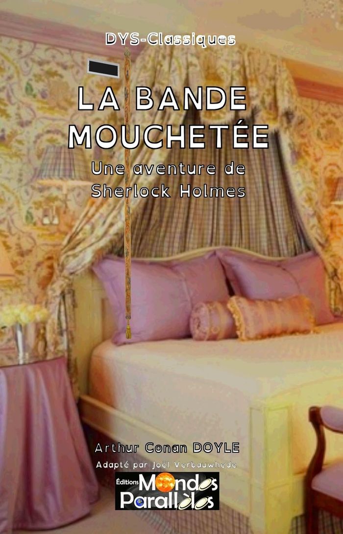 Couverture du livre « La bande mouchetée » de Arthur Conan Doyle, librairie Les Contes Infusés à Corte
