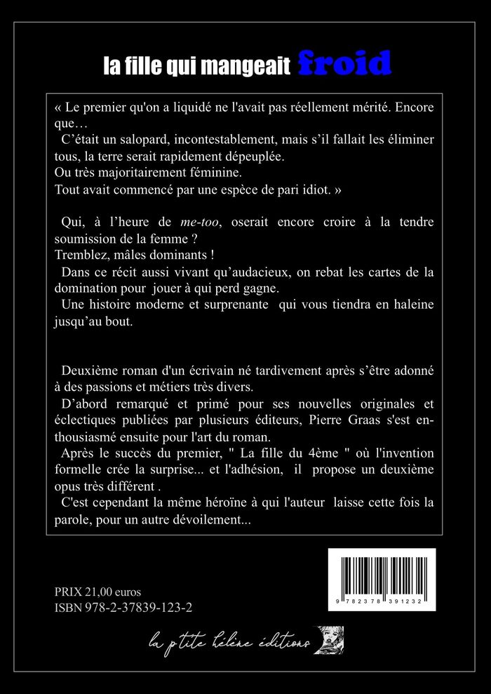 Couverture du livre « LA FILLE QUI MANGEAIT FROID » de Pierre Graas, librairie Les Contes Infusés à Corte