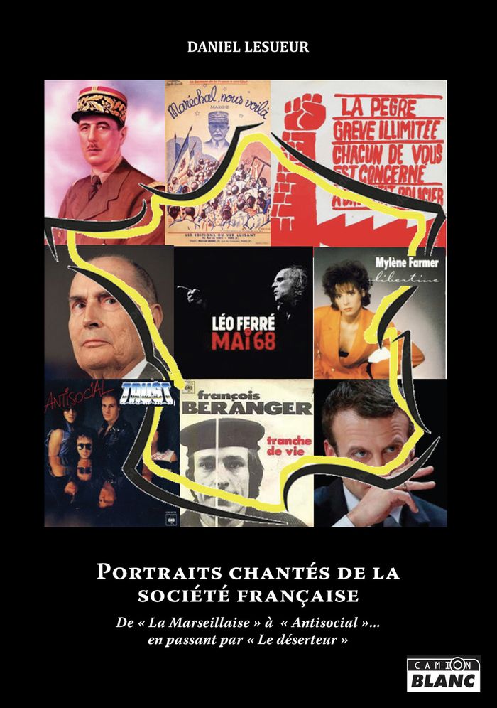 Couverture du livre « PORTRAITS CHANTES DE LA SOCIETE FRANCAISE » de Daniel Lesueur, librairie Les Contes Infusés à Corte