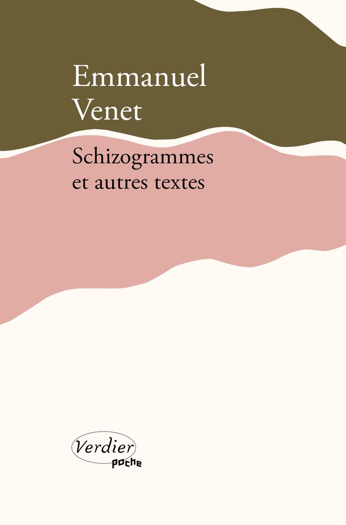 Couverture du livre « Schizogrammes » de Emmanuel Venet, librairie Les Contes Infusés à Corte