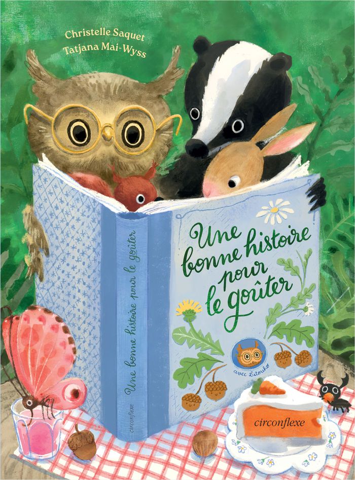 Couverture du livre « Une bonne histoire pour le goûter : avec Litouho » de Christelle Saquet, librairie Les Contes Infusés à Corte