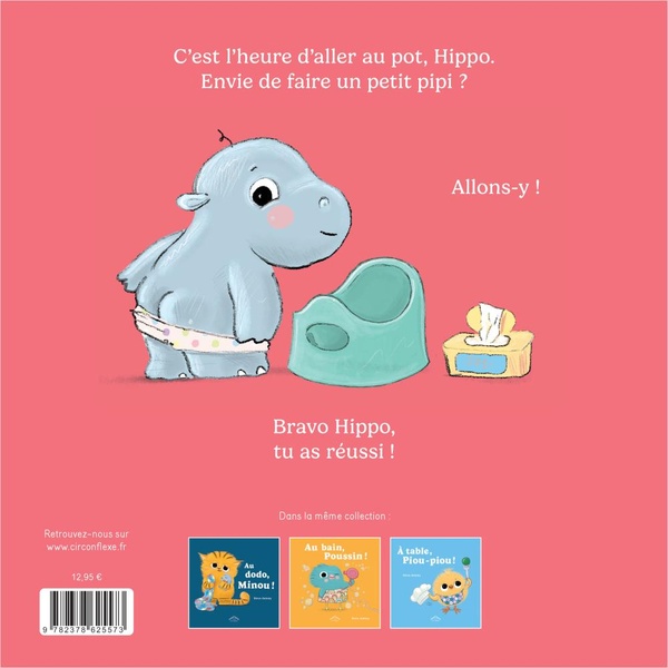 Quatrième de couverture de « Au pot, Hippo ! »