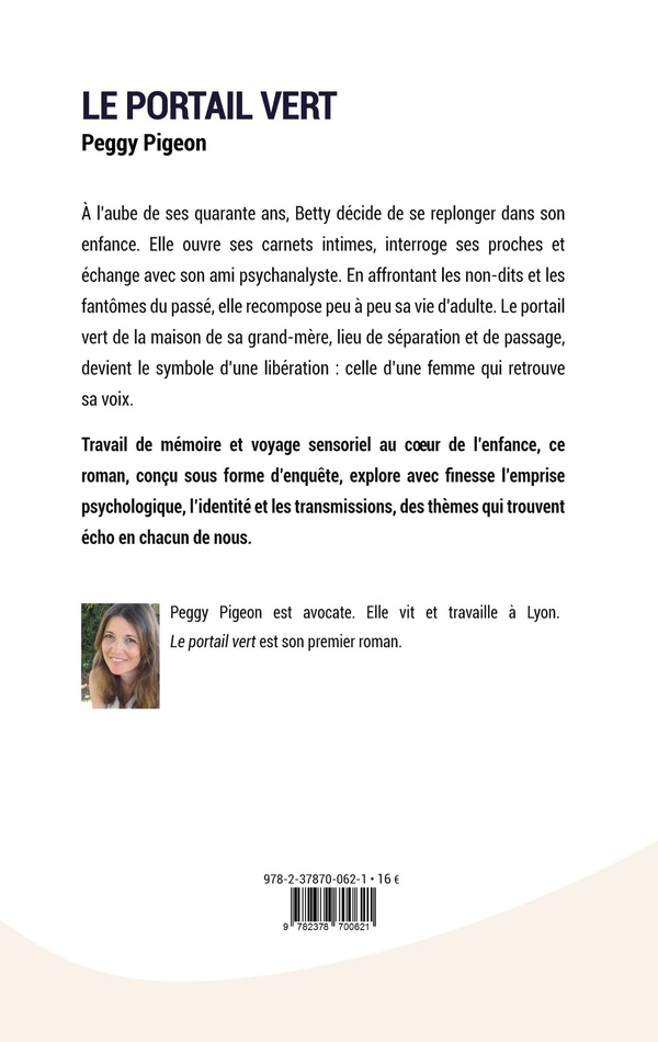 Quatrième de couverture de « LE PORTAIL VERT »