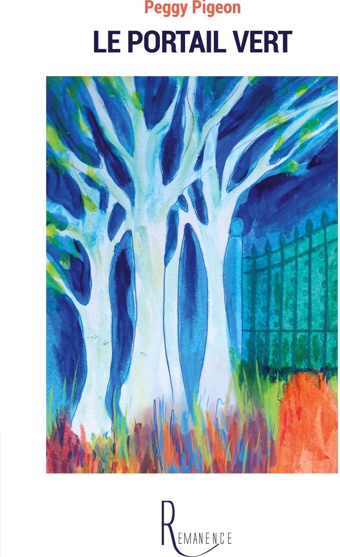 Couverture du livre « LE PORTAIL VERT » de Peggy Pigeon, librairie Les Contes Infusés à Corte