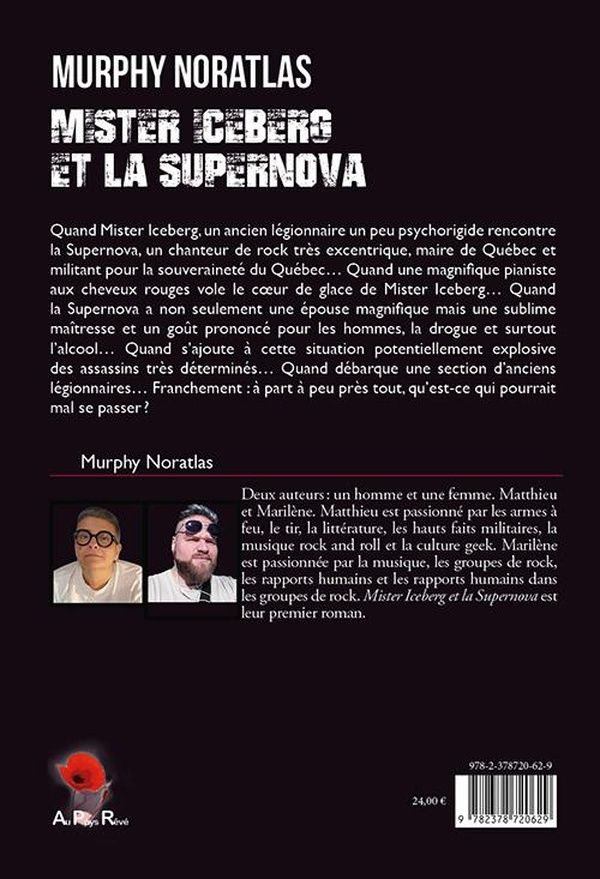 Quatrième de couverture de « Mister Iceberg et la Supernova »
