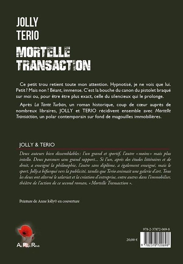 Quatrième de couverture de « Mortelle transaction »