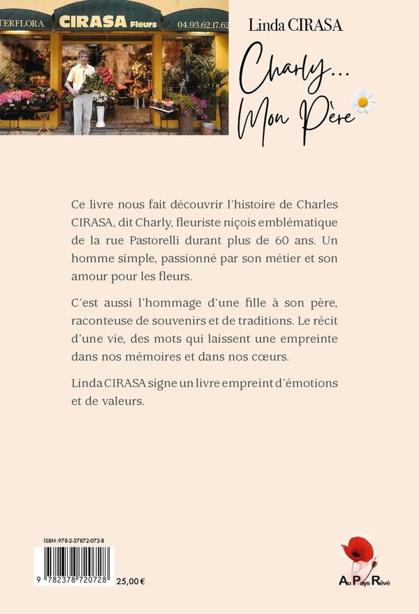 Quatrième de couverture de « Charly mon père »