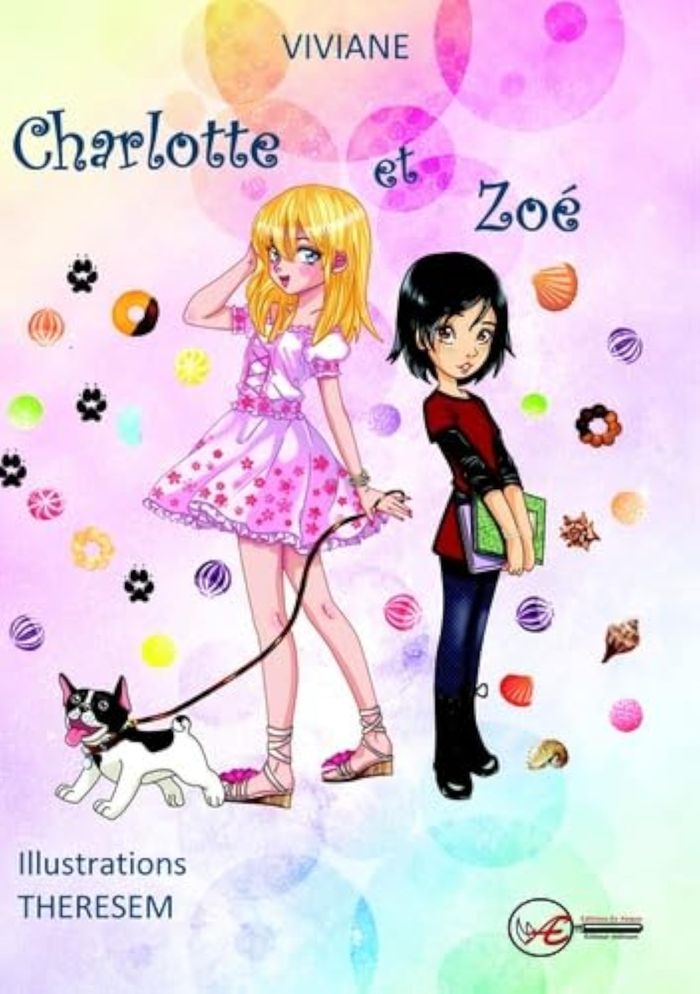 Couverture du livre « CHARLOTTE ET ZOE - LIVRE JEUNESSE » de Viviane/theresem, librairie Les Contes Infusés à Corte
