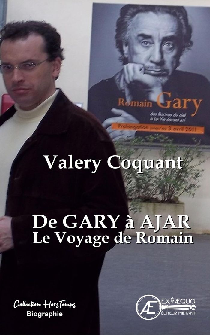 Couverture du livre « DE GARY A AJAR, LE VOYAGE DE ROMAIN », librairie Les Contes Infusés à Corte