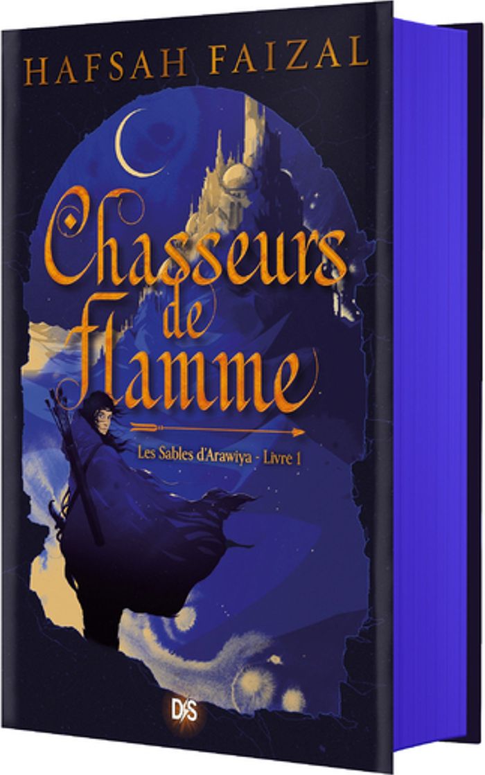 Couverture du livre « Chasseurs de flamme » de Hafsah Faizal, librairie Les Contes Infusés à Corte