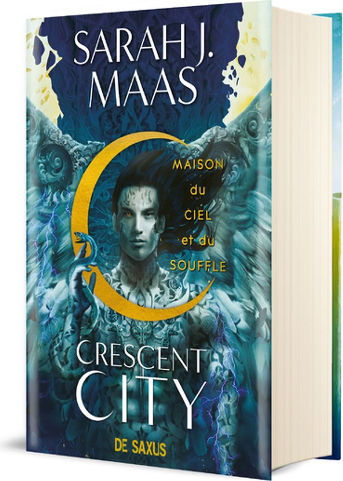 Couverture du livre « CRESCENT CITY - TOME 02 MAISON DU CIEL ET DU SOUFFLE (RELIE) - VOL02 », librairie Les Contes Infusés à Corte
