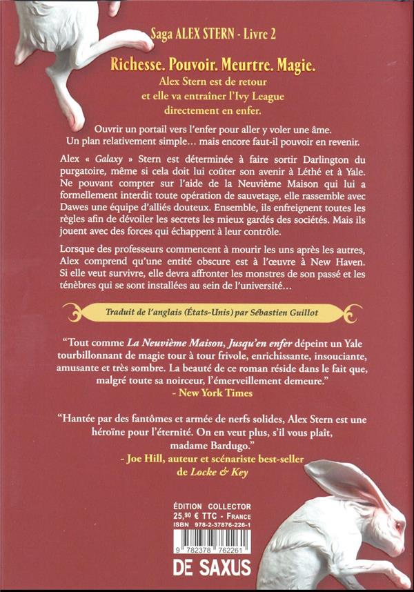 Quatrième de couverture de « Jusqu'en enfer »