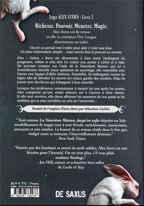 Quatrième de couverture de « Jusqu'en enfer »