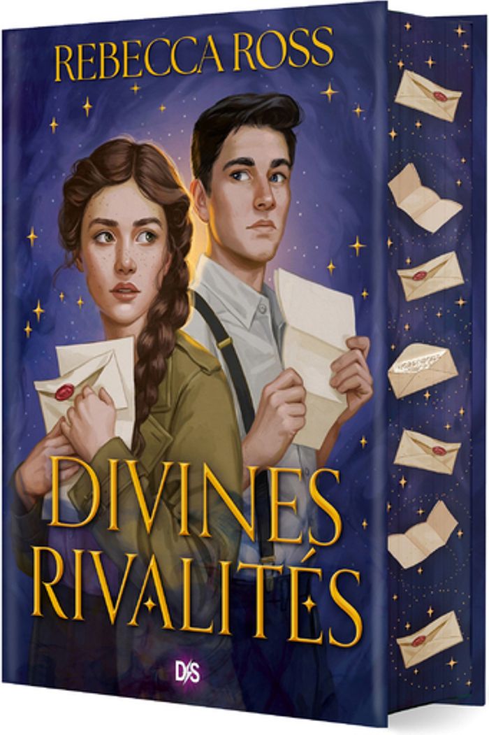 Couverture du livre « Divines rivalités » de Rebecca Ross, librairie Les Contes Infusés à Corte