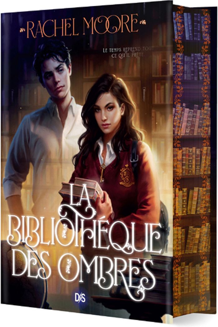 Couverture du livre « La bibliothèque des ombres » de Rachel Moore, librairie Les Contes Infusés à Corte