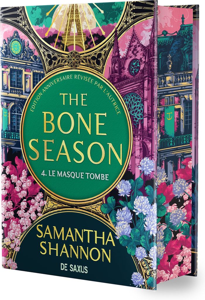Couverture du livre « THE BONE SEASON - TOME 04 LE MASQUE TOMBE (RELIE COLLECTOR) - NOUVELLE EDITION - VOL04 », librairie Les Contes Infusés à Corte