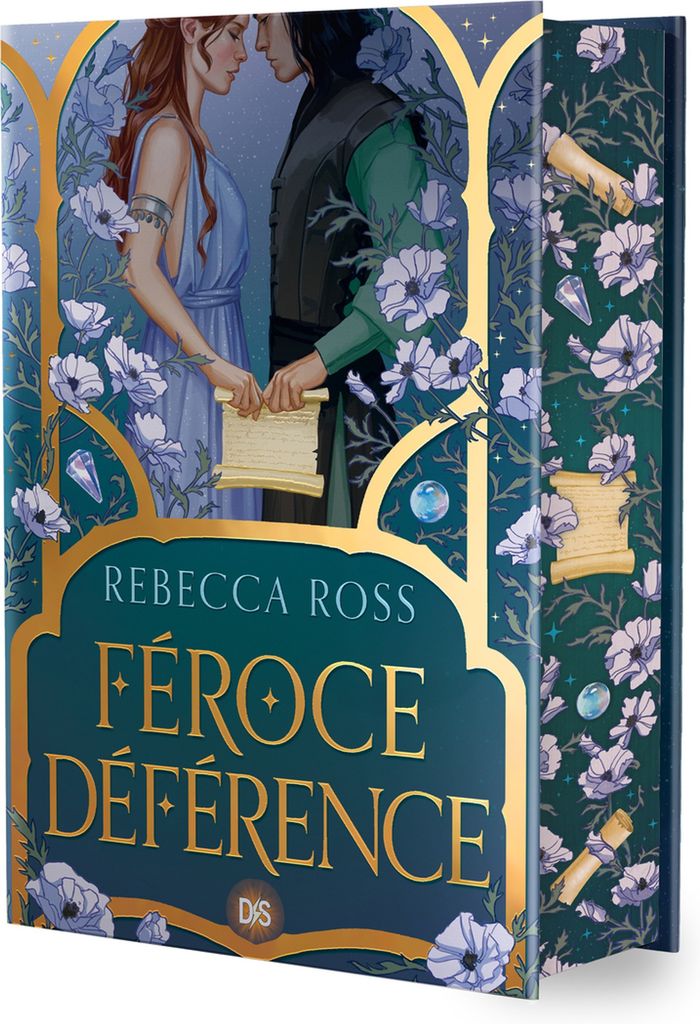 Couverture du livre « Féroce Déférence » de Rebecca Ross, librairie Les Contes Infusés à Corte