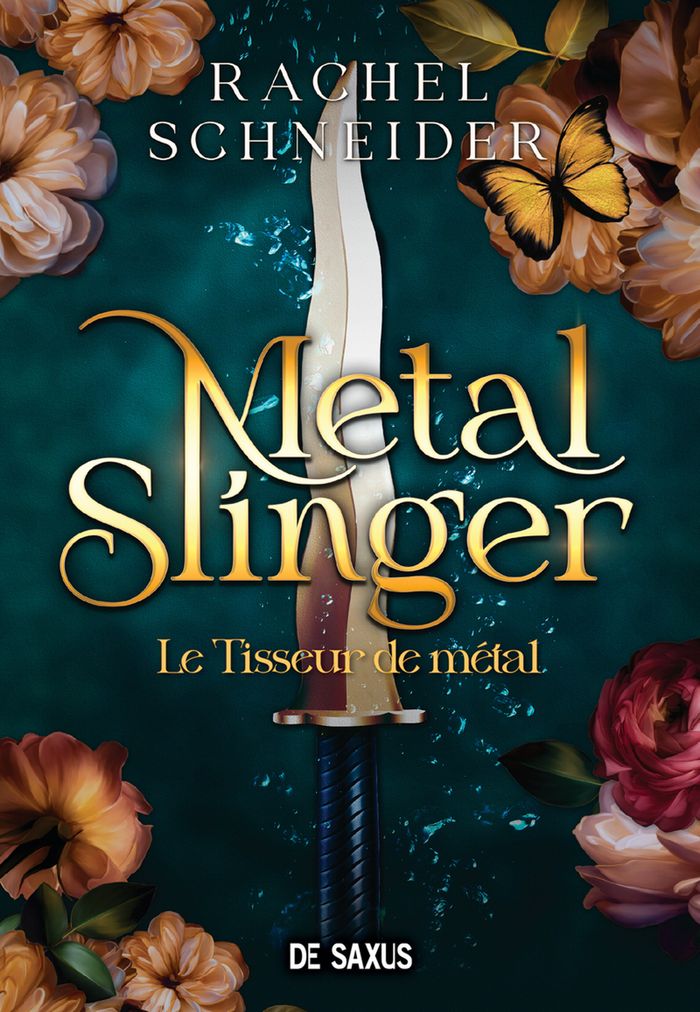 Couverture du livre « CHRONIQUES D'ALAHA - TOME 01 METAL SLINGER - LE TISSEUR DE METAL (BROCHE) - VOL01 » de Rachel Schneider, librairie Les Contes Infusés à Corte