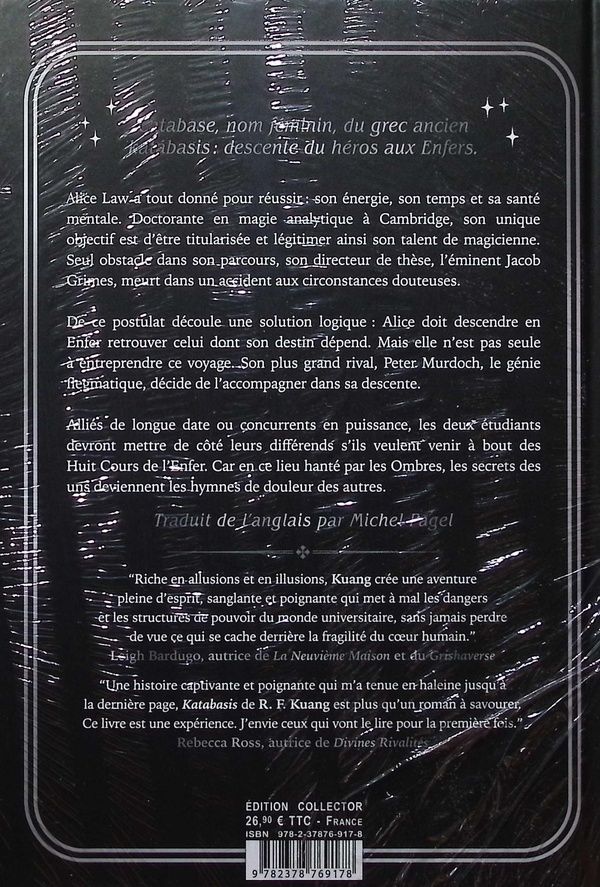 Quatrième de couverture de « KATABASIS (RELIE COLLECTOR) »