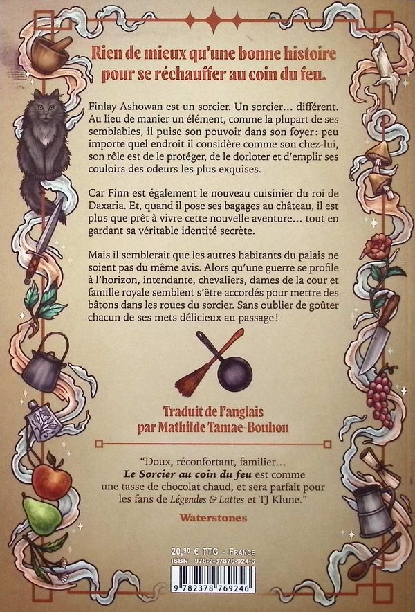Quatrième de couverture de « LE SORCIER AU COIN DU FEU - TOME 01 L'ATRE ENCHANTE (BROCHE) - VOL01 »