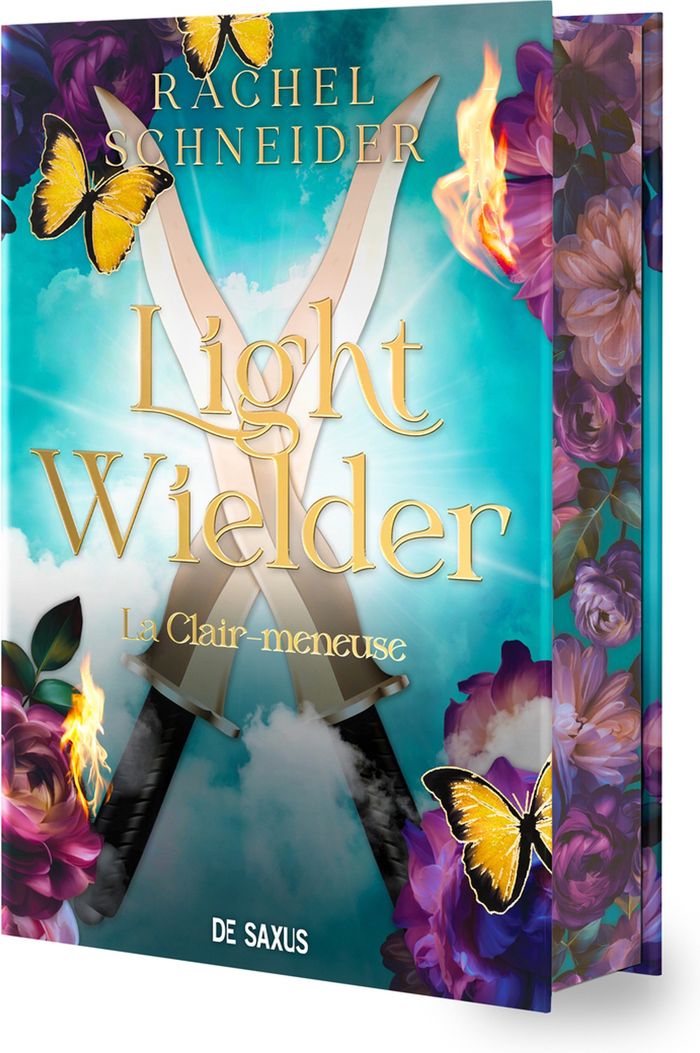 Couverture du livre « LIGHT WIELDER - LA CLAIR-MENEUSE - TOME 02 CHRONIQUES D'ALAHA (RELIE) - VOL02 » de Rachel Schneider, librairie Les Contes Infusés à Corte
