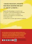 Quatrième de couverture de « La joie et le reste »