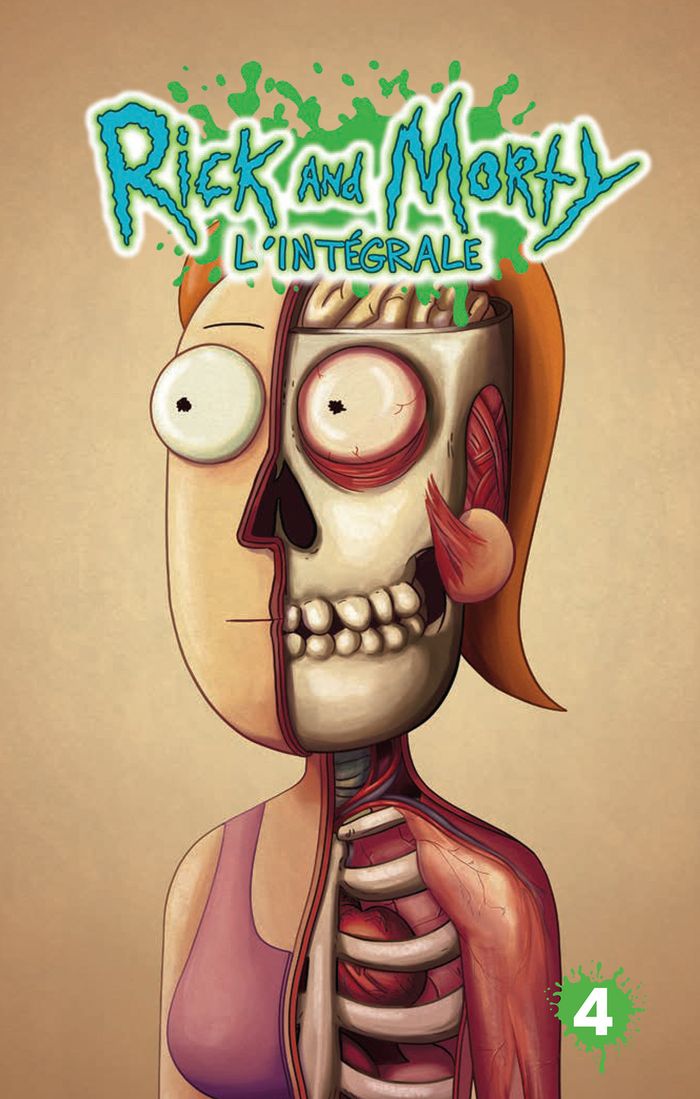 Couverture du livre « Rick & Morty : l'intégrale » de Zac Gorman, librairie Les Contes Infusés à Corte