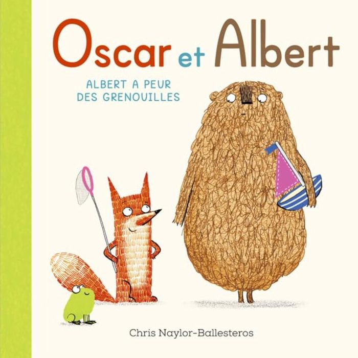 Couverture du livre « Albert a peur des grenouilles », librairie Les Contes Infusés à Corte