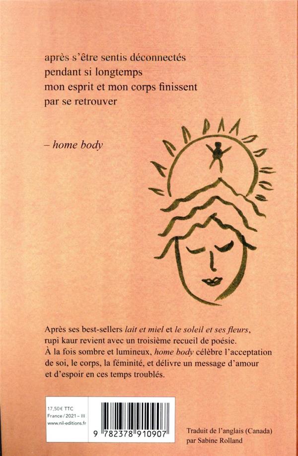 Quatrième de couverture de « Home body »