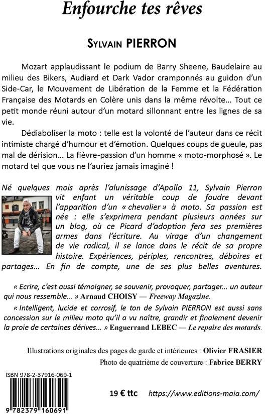 Quatrième de couverture de « ENFOURCHE TES REVES »