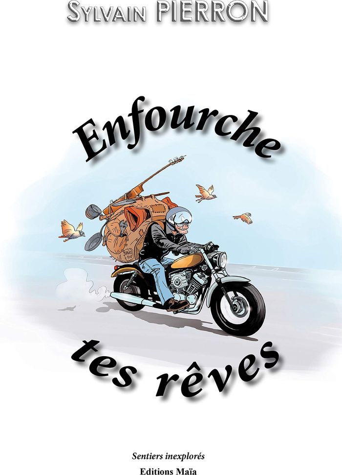 Couverture du livre « ENFOURCHE TES REVES » de Sylvain Pierron, librairie Les Contes Infusés à Corte