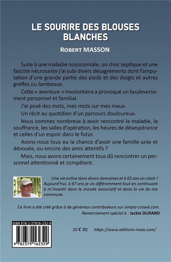 Quatrième de couverture de « LE SOURIRE DES BLOUSES BLANCHES »