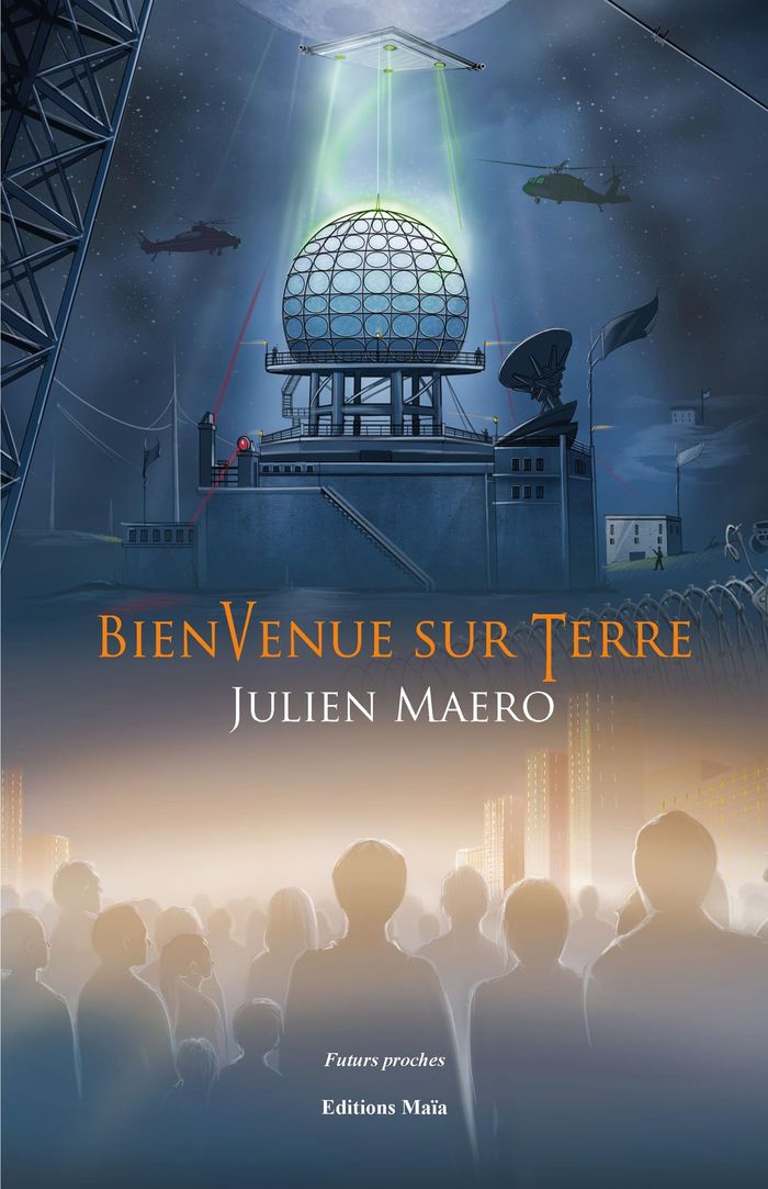 Couverture du livre « BIENVENUE SUR TERRE » de Julien Maero, librairie Les Contes Infusés à Corte