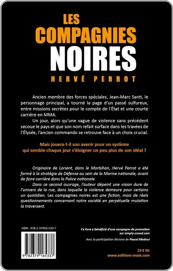 Quatrième de couverture de « LES COMPAGNIES NOIRES »