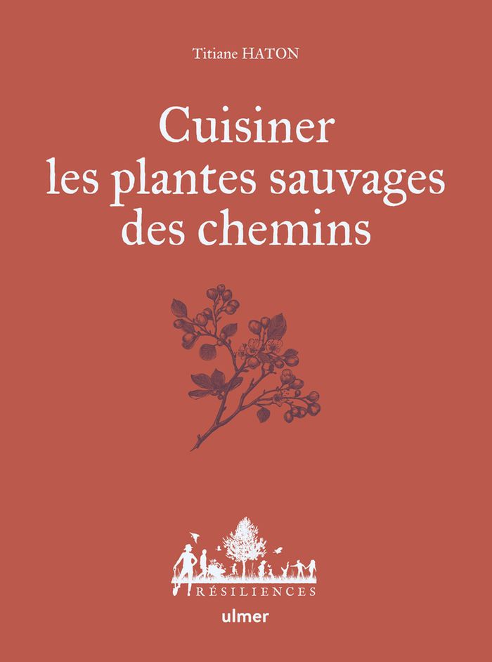 Couverture du livre « Cuisiner les plantes sauvages des chemins » de Titiane Haton, librairie Les Contes Infusés à Corte
