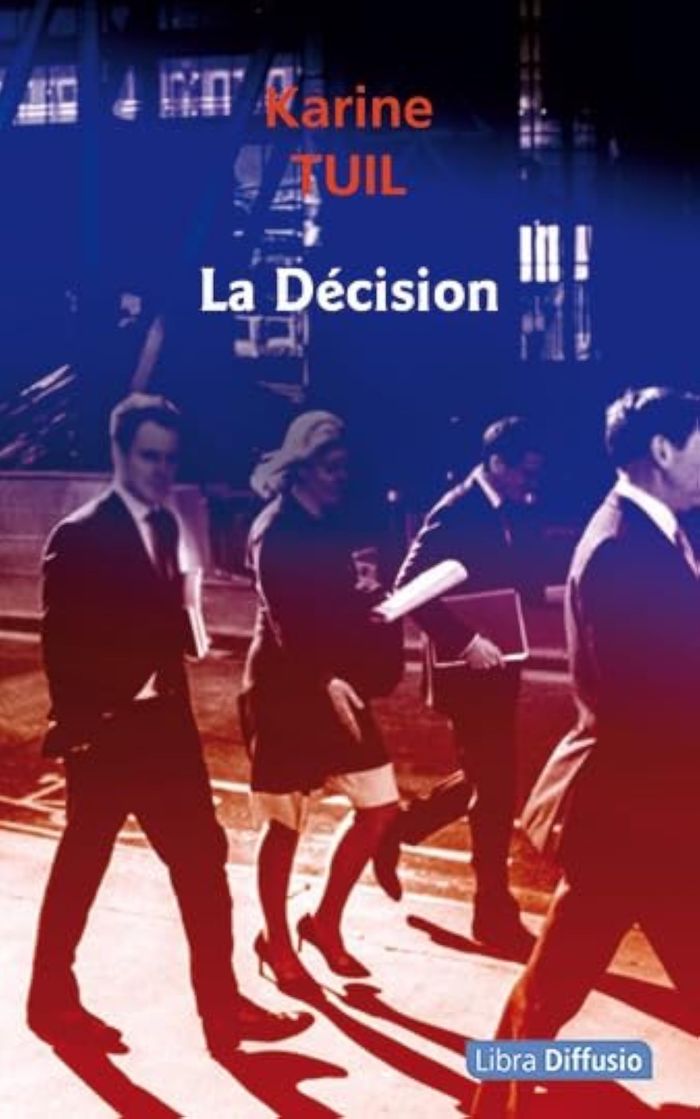 Couverture du livre « La décision : roman » de Karine Tuil, librairie Les Contes Infusés à Corte
