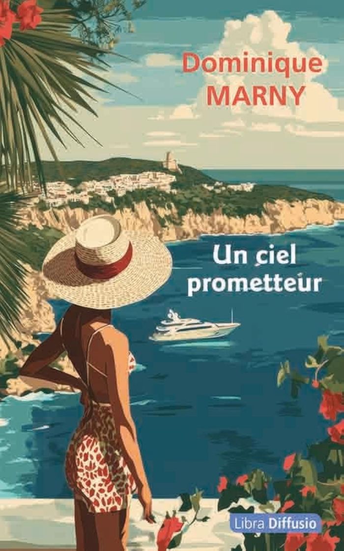 Couverture du livre « Un ciel prometteur : roman » de Dominique Marny, librairie Les Contes Infusés à Corte