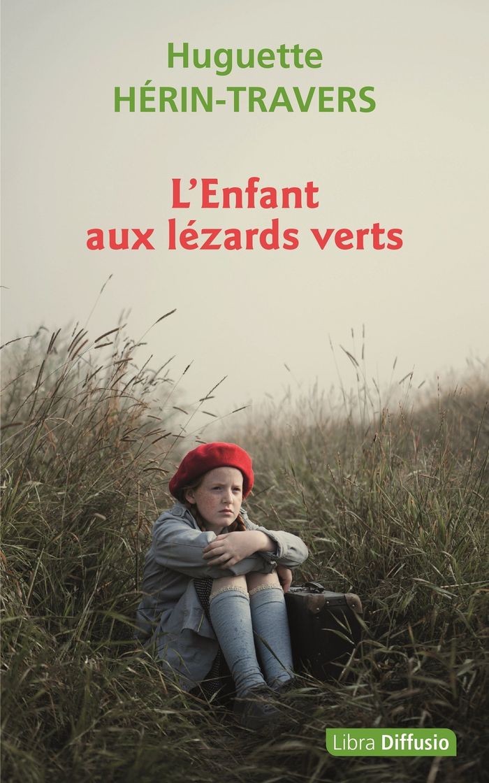 Couverture du livre « L'enfant aux lézards verts » de Huguette Hérin-Travers, librairie Les Contes Infusés à Corte